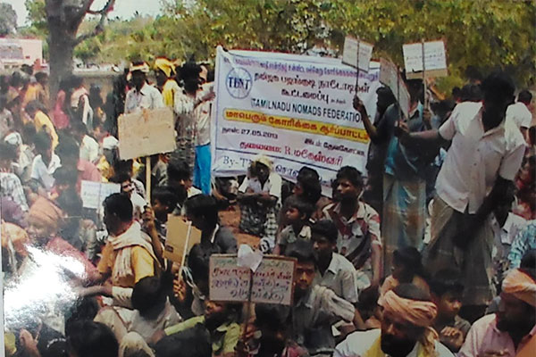 Protest For Seeking Community Certificates